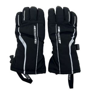 Kingsbom Ski Gloves Adult S Small Black Thinsulate Isolant Waterproof Windproof